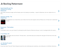 Tablet Screenshot of jkrowlingpottermore.blogspot.com