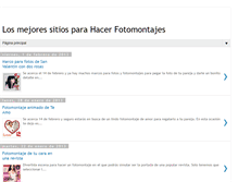 Tablet Screenshot of hacerfotomontajes.blogspot.com