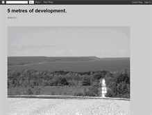 Tablet Screenshot of 5metresofdevelopment.blogspot.com