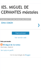 Mobile Screenshot of iesmcervantes.blogspot.com