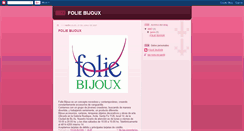 Desktop Screenshot of folie-bijoux.blogspot.com