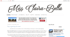 Desktop Screenshot of missclaira-bella.blogspot.com