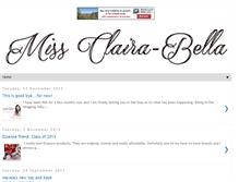 Tablet Screenshot of missclaira-bella.blogspot.com