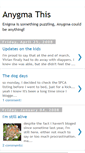 Mobile Screenshot of anygmathis.blogspot.com