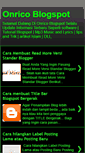 Mobile Screenshot of onrico.blogspot.com