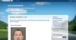 Desktop Screenshot of citynewswatch.blogspot.com