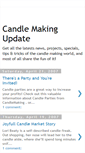 Mobile Screenshot of candle-making-update.blogspot.com