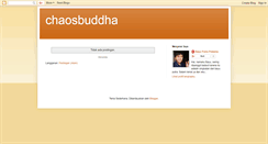 Desktop Screenshot of chaosbuddha.blogspot.com