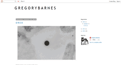 Desktop Screenshot of gregorybarnes.blogspot.com