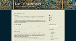 Desktop Screenshot of ling-tai-acupuncture.blogspot.com