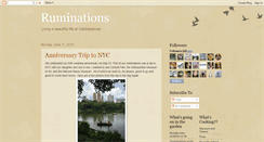 Desktop Screenshot of florence-ruminations.blogspot.com