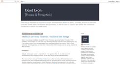 Desktop Screenshot of lloydevansstudio.blogspot.com