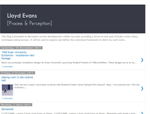 Tablet Screenshot of lloydevansstudio.blogspot.com