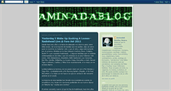 Desktop Screenshot of aminadablog.blogspot.com