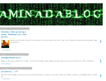 Tablet Screenshot of aminadablog.blogspot.com