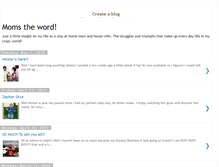 Tablet Screenshot of momsthewordyo.blogspot.com