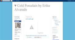 Desktop Screenshot of coldporcelainbyerikaalvarado.blogspot.com