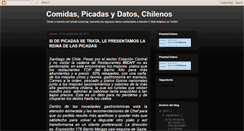 Desktop Screenshot of picadaschilenas.blogspot.com