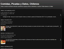 Tablet Screenshot of picadaschilenas.blogspot.com