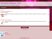 Tablet Screenshot of mariposamagica-peru.blogspot.com