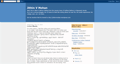 Desktop Screenshot of jithinvmohan.blogspot.com