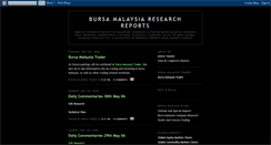 Desktop Screenshot of bursaresearchreports.blogspot.com