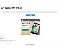 Tablet Screenshot of gaystockholm.blogspot.com
