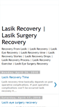 Mobile Screenshot of lasik-recovery.blogspot.com