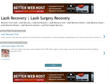 Tablet Screenshot of lasik-recovery.blogspot.com