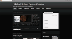Desktop Screenshot of jmrclothiers.blogspot.com
