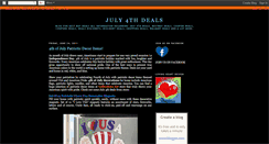 Desktop Screenshot of july4th-deals.blogspot.com