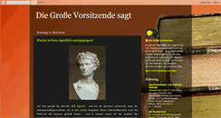 Desktop Screenshot of die-grosse-vorsitzende-sagt.blogspot.com