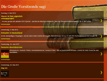 Tablet Screenshot of die-grosse-vorsitzende-sagt.blogspot.com