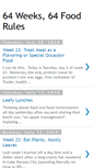 Mobile Screenshot of 64weeks64foodrules.blogspot.com