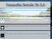 Tablet Screenshot of escuelatic2011.blogspot.com