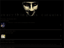 Tablet Screenshot of everythingiscircularblog.blogspot.com