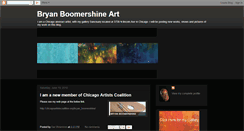 Desktop Screenshot of bryanboomershineartist.blogspot.com