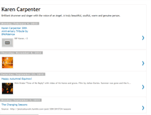 Tablet Screenshot of karencarpenter-angelheart.blogspot.com