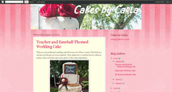 Desktop Screenshot of cakesbycarla.blogspot.com