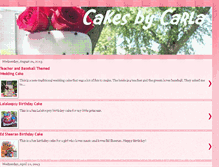 Tablet Screenshot of cakesbycarla.blogspot.com