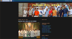 Desktop Screenshot of paringbolanon.blogspot.com