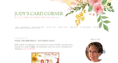Desktop Screenshot of judyscardcorner.blogspot.com