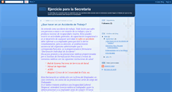 Desktop Screenshot of ejercicioparalasecretaria.blogspot.com