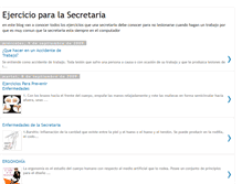 Tablet Screenshot of ejercicioparalasecretaria.blogspot.com
