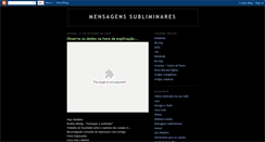 Desktop Screenshot of br-mensagens-subliminares.blogspot.com