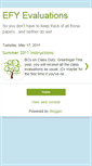 Mobile Screenshot of efyevaluations.blogspot.com