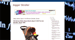 Desktop Screenshot of joggerstrollerv.blogspot.com