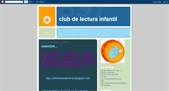 Desktop Screenshot of clublecturainfantil.blogspot.com