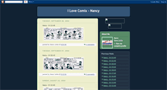 Desktop Screenshot of ilovecomixnancy.blogspot.com