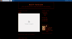 Desktop Screenshot of body-passion-ritchi-nella.blogspot.com